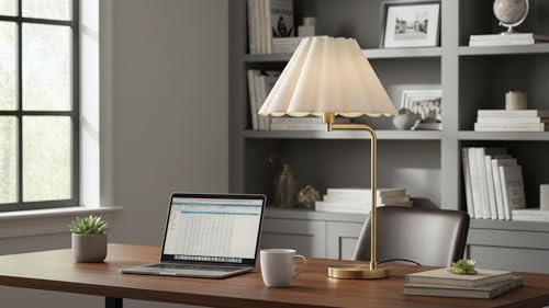 34087 Box Pleated Large Empire Spider Construction Lamp Shade