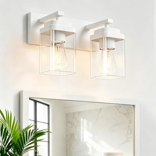 White Bathroom Light Fixtures
