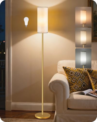 Dimmable Floor Lamp for Living Room with Remote and Foot Switch