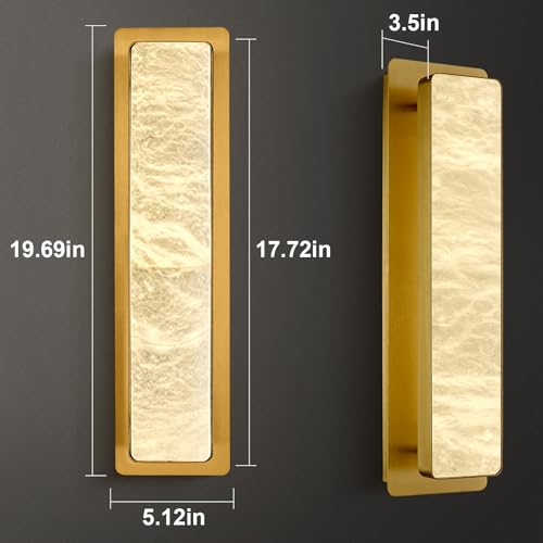 19.7" Brass Wall Sconces