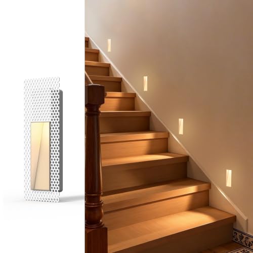 4 Pack Trimless Recessed Step Light (4 Count)