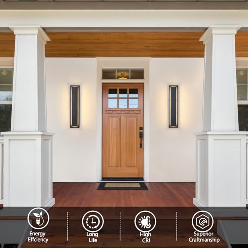 23.6'' Modern Exterior Light Fixture (2 Count)