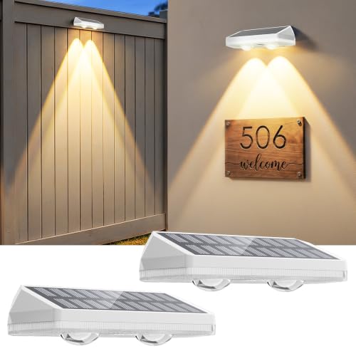 Solar Fence Lights Outdoor