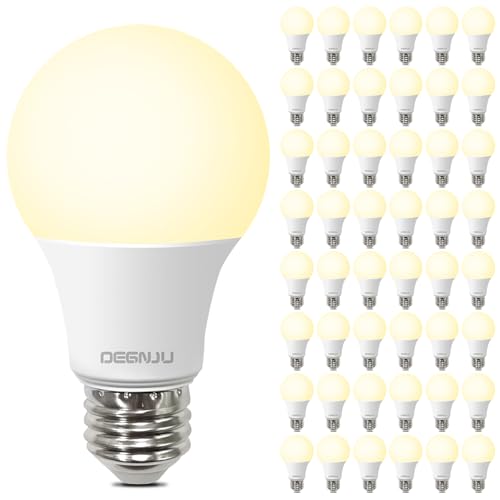 48 Pack LED Light Bulbs Soft White 2700K (48 Count)