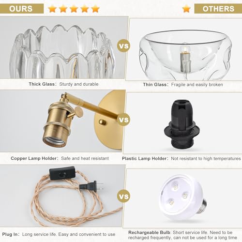 Plug in Wall Sconce