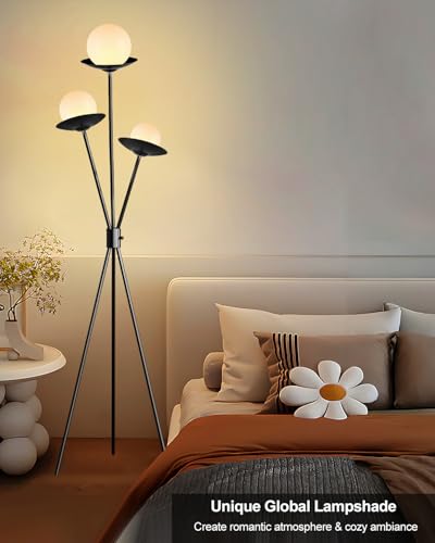 3 Globe Dimmable Tripod Floor Lamp (3 Count)