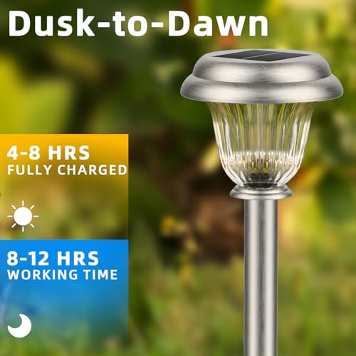 Solar Lights Outdoor (6 Count)
