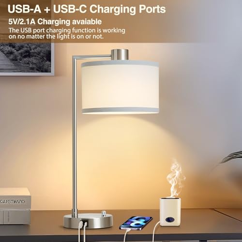 Silver Table Lamp Set of 2