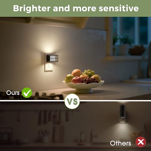 Night Light 4 Pack 3CCT Night Lights Plug into Wall (4 Count)