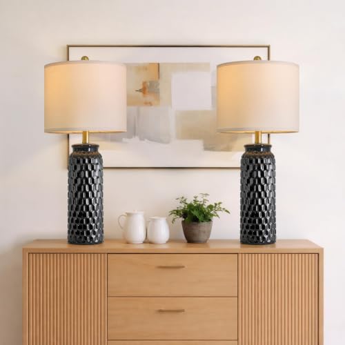 27" Ceramic Table Lamps Set of 2 (2 Count)