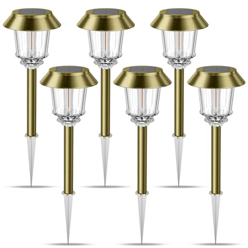 Solar Lights Outdoor Pathway (6 Count)