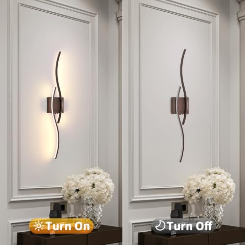 Battery Powered Wall Sconces Set of 2