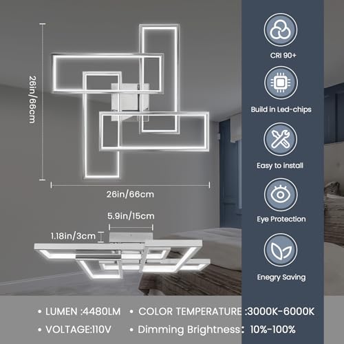 Dimmable Modern LED Ceiling Light