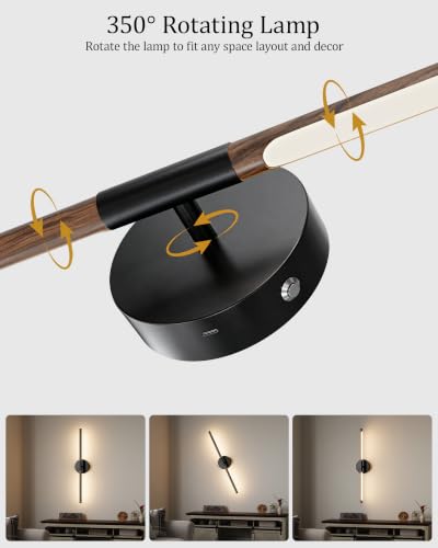 24" Battery Operated Wall Sconce Set of 2