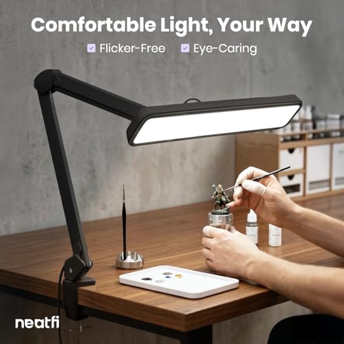 XL 2 500 Lumens 30W LED Task Lamp with Clamp