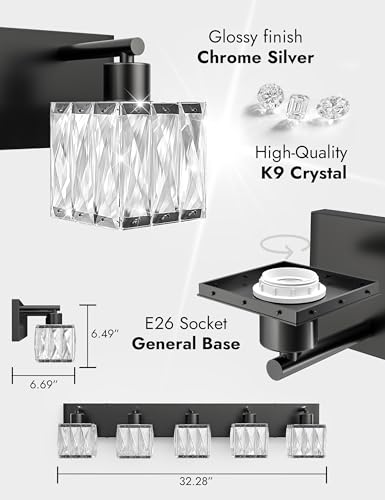 Black Bathroom Light Fixtures