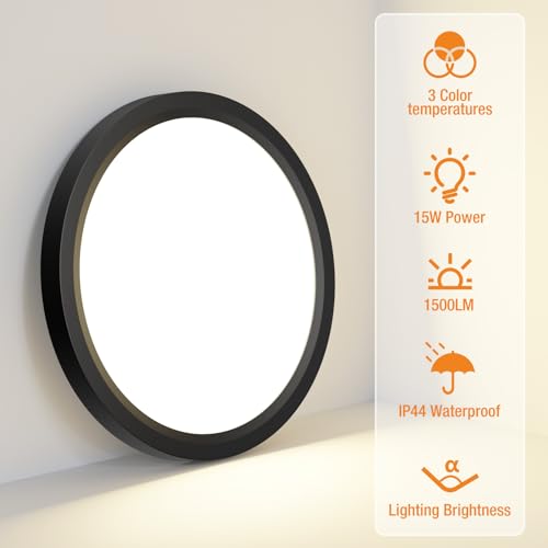 2PACK LED Flush Mount Ceiling Light Fixture (2 Count)