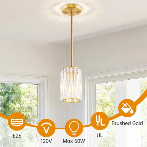Gold Pendant Light (2 Count)