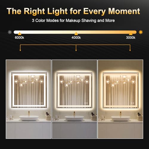 LED Bathroom Mirror with Light