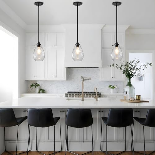 Black Pendant Lights Kitchen Island 2 Pack (2 Count)