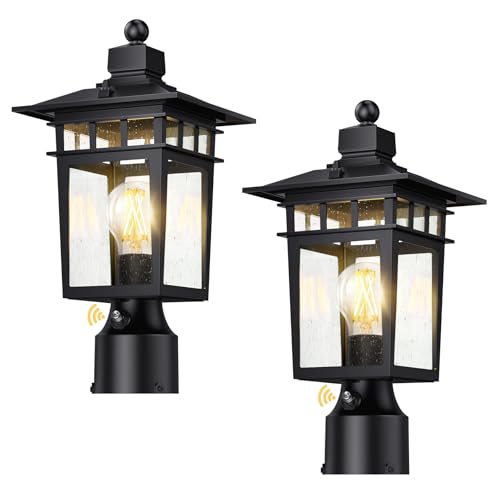 Dusk to Dawn Outdoor Post Lights 2 Pack (2 Count)