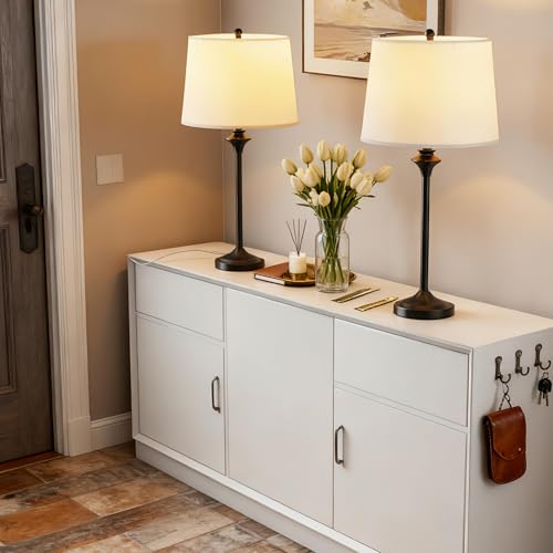 Table Lamps Set of 2 for Living Room (2 Count)