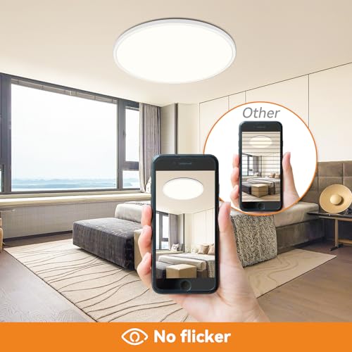 1PACK LED Flush Mount Ceiling Light Fixture