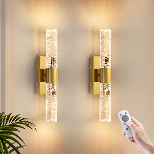 Battery Operated Wall Sconces Set of Two (2 Count)