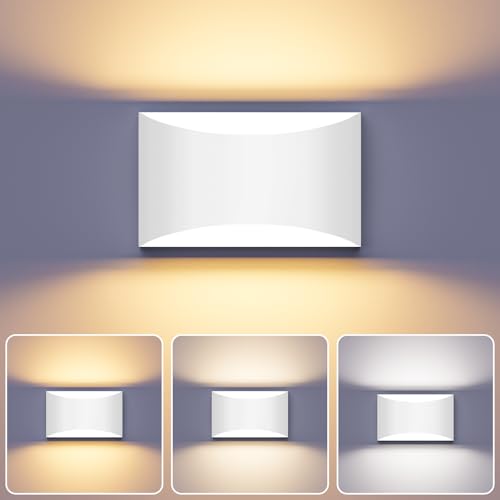 White Modern LED Wall Sconce