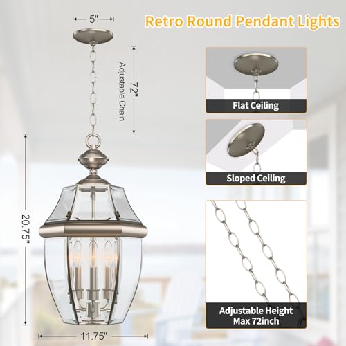 Large Outdoor Pendant Light Fixture 3