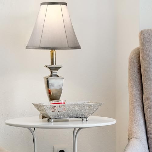 Grey Bell Lamp Shades (2 Count)
