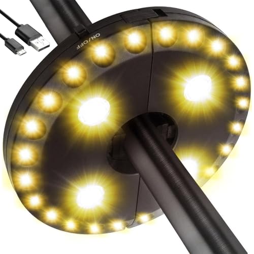 Patio Umbrella Light Rechargeable Umbrella Lights