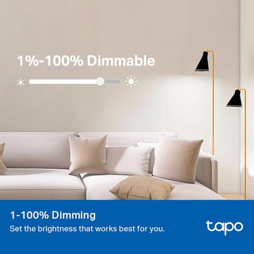 TP Link Tapo Smart Light Bulbs (4 Count)