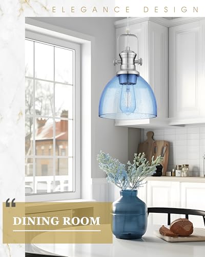 7.5" Brushed Nickel Pendant Lights Kitchen Island