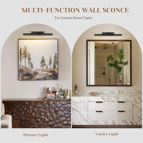 Matte Black Picture Lights for Wall