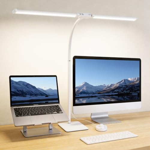 Desk Lamp for Home Office (White)