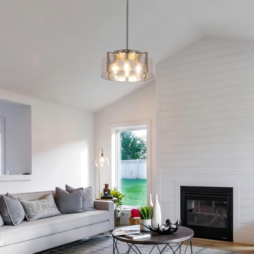 Nickel Chandeliers for Dining Room