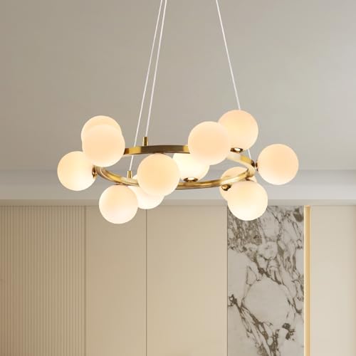 Modern Sputnik Chandelier Light Fixture (12 Count)