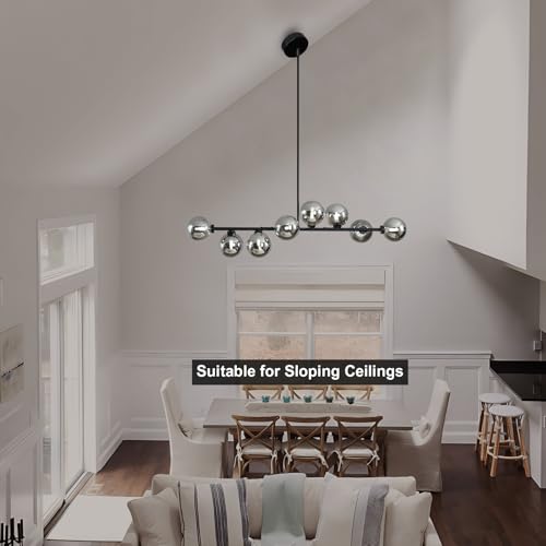 Brass Linear Chandelier