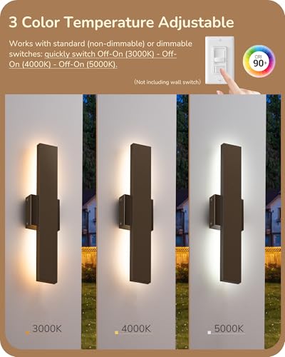 LED Outdoor Wall Lights (25 Count)