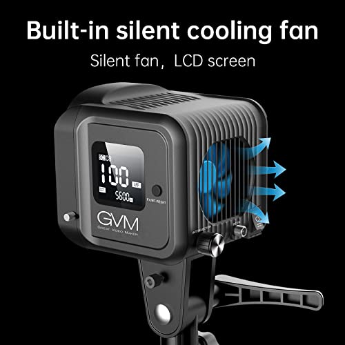 GVM SD80D 80W LED Video Light Kit with Softbox