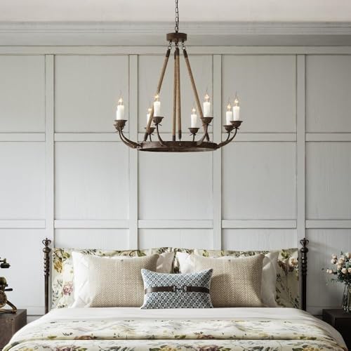 Rustic Candle Chandelier