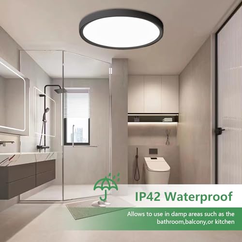 20 Inch Large LED Flush Mount Ceiling Light (2 Count)