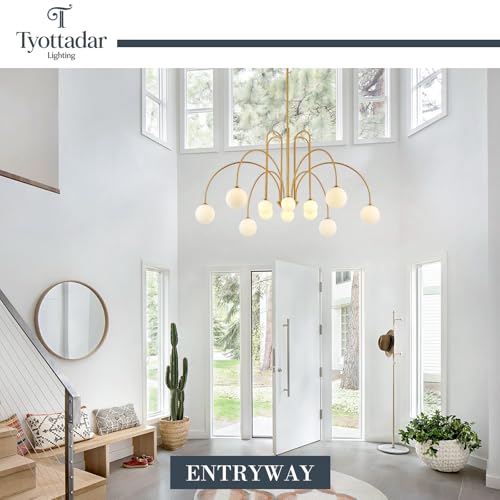 L52’’ Gold Sputnik Chandelier 12