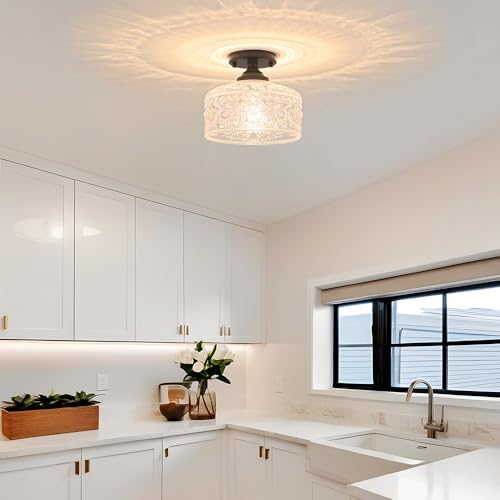 Small Semi Flush Mount Ceiling Light Fixture