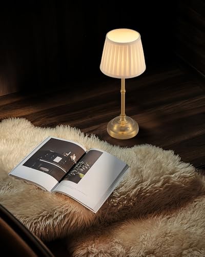 Gold Cordless LED Table Lamps Set of 2 (2 Count)