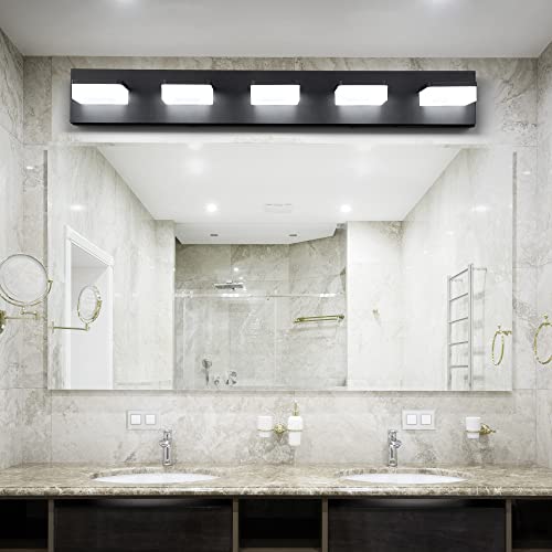 3 Colors Dimmable Black Vanity Light