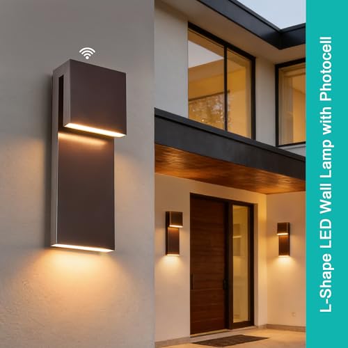 Outdoor Light Fixtures Wall Mount Set of Two (2 Count)