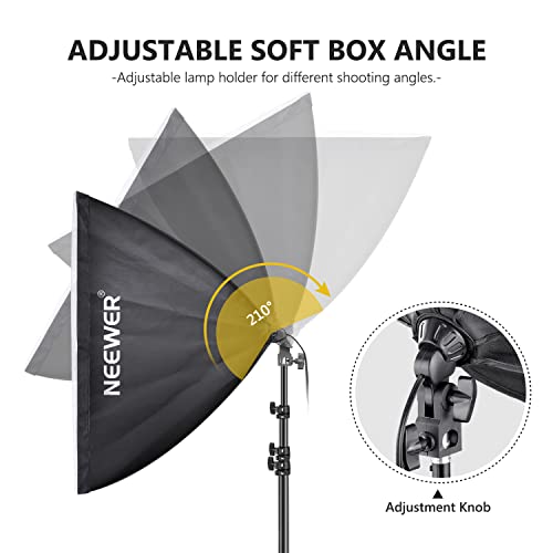700W Equivalent Softbox Lighting Kit