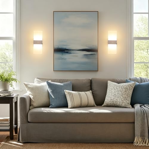 Motion Sensor Wall Sconce Set of 2